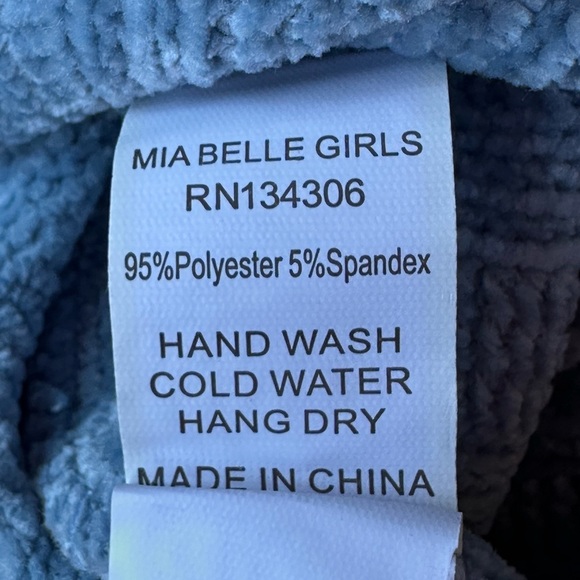 NEW Mia Belle Girls Ruffle Tunic Sweater size 6 - Picture 5 of 7